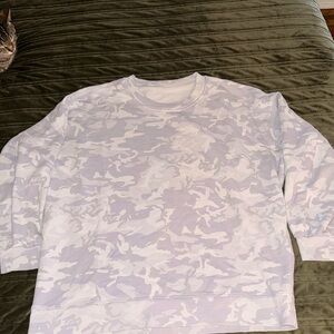 lululemon athletica White Camo Sweatshirt